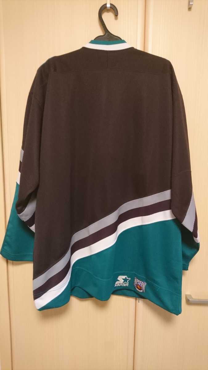 アイスホッケー ユニフォーム Anaheim Ducks アナハイム ダックス Starter ホッケージャージ Mサイズ Nhl アイスホッケー 売買されたオークション情報 Yahooの商品情報をアーカイブ公開 オークファン Aucfan Com