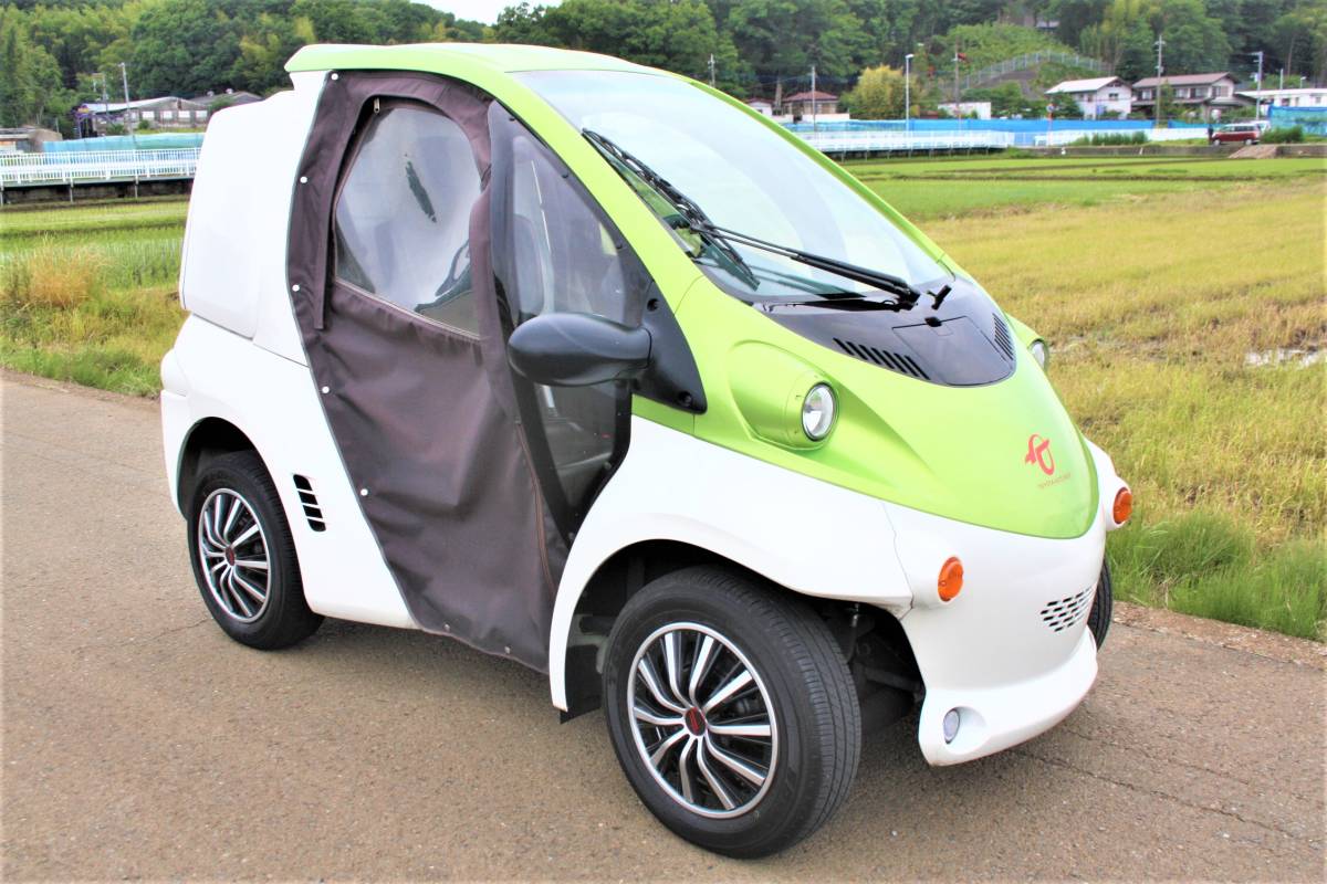 注目 H27 トヨタ コムス 超小型EV 良好 充電ケーブル付き(オートバイ