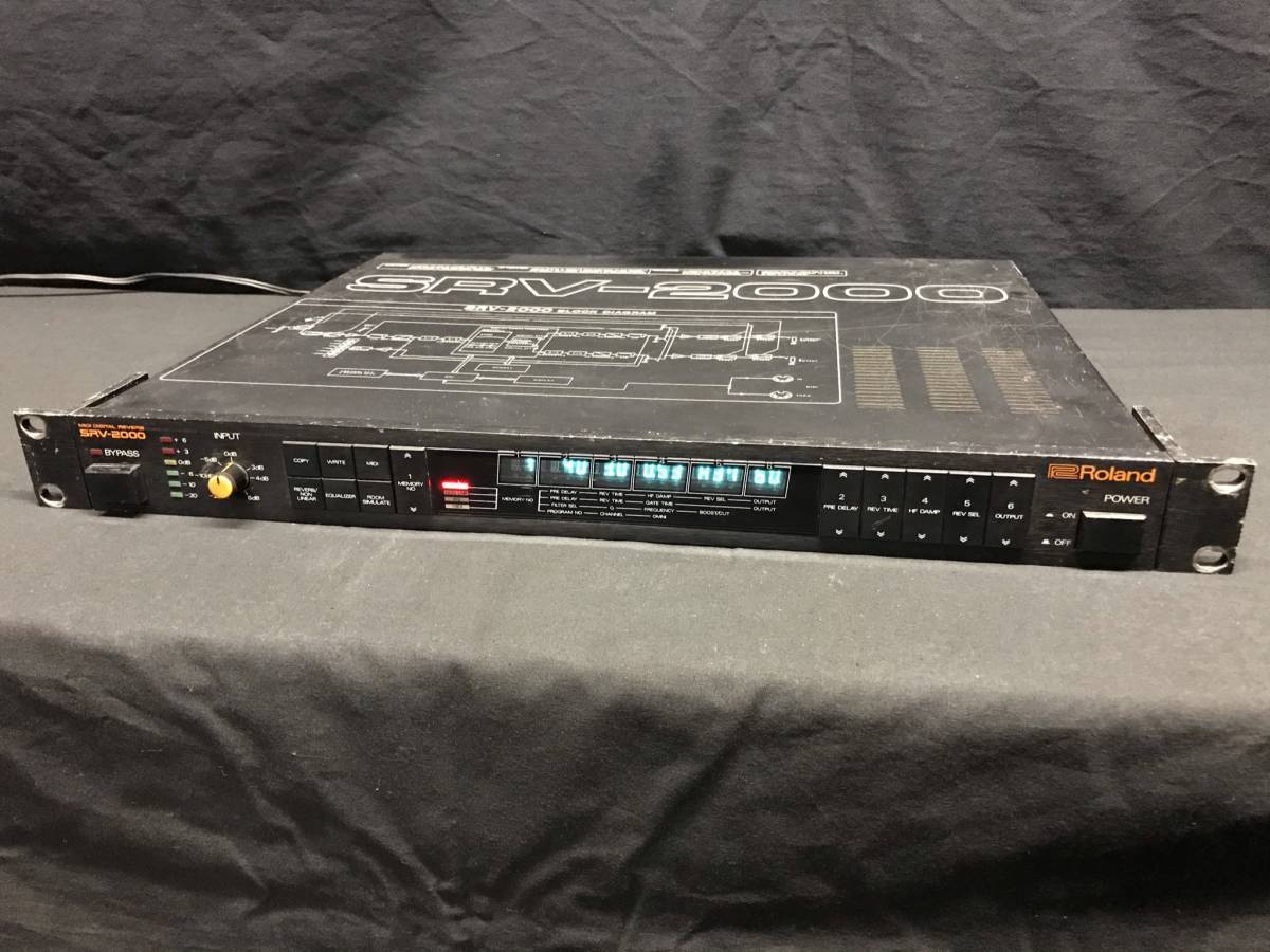 Roland SRV 2000 リバーブ Roland SRV 2000 Digital Reverb 1980 Effect