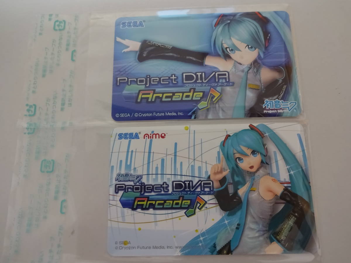 ☆初音ミク Aimeカード Project DIVA Arcade 2枚セット ☆