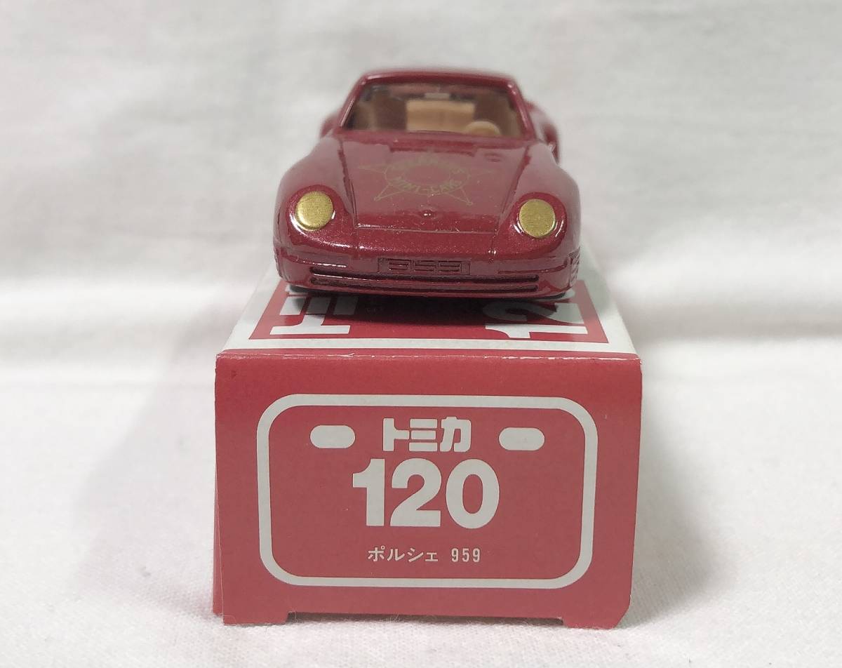 トミカ 赤箱 120 ポルシェ 959 赤 シェリフ 日本製 【公式通販】