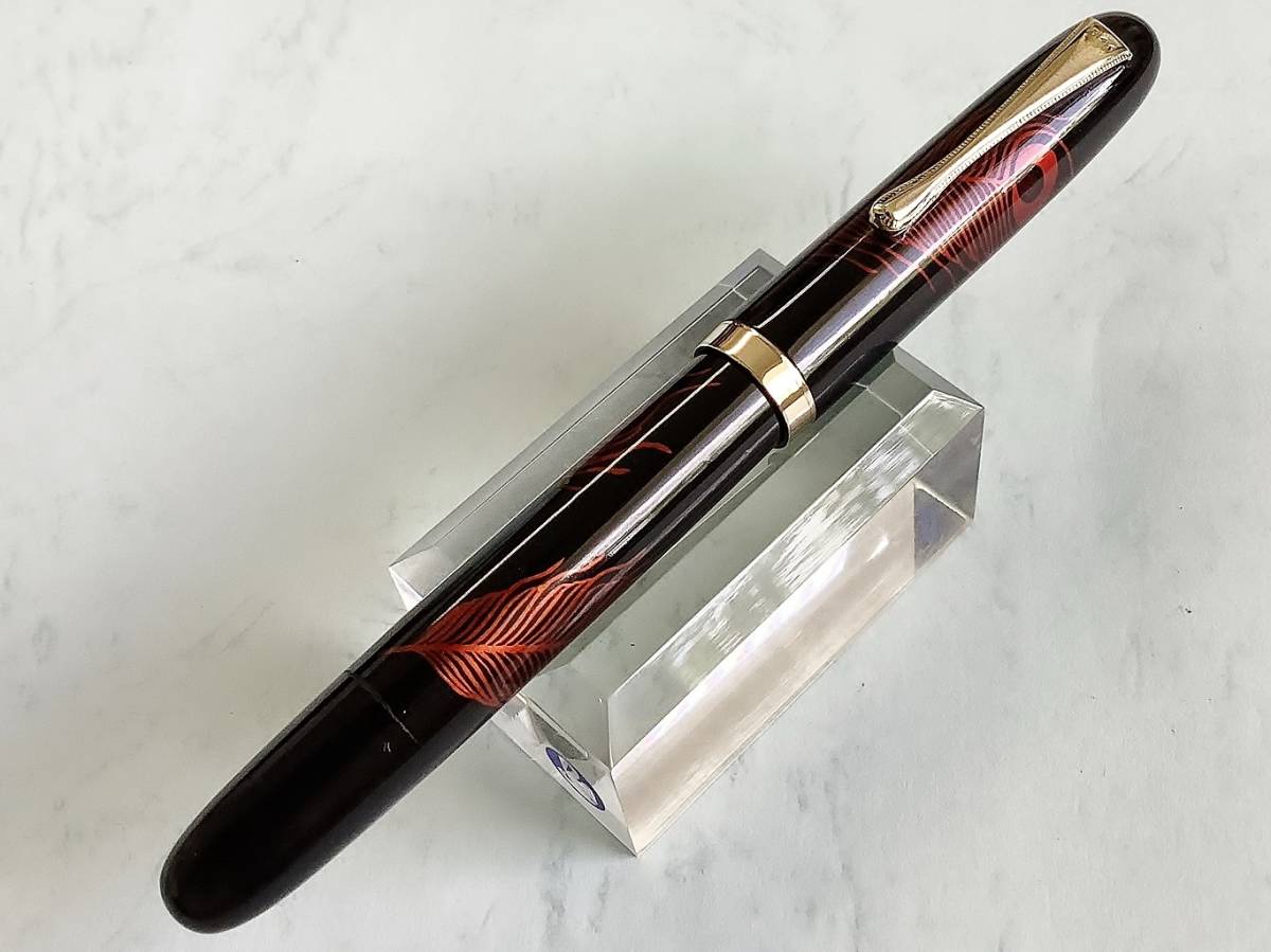 WARRANTED 万年筆 14K 文房具 希少 インキ止め インキ止め式 ペン先14K