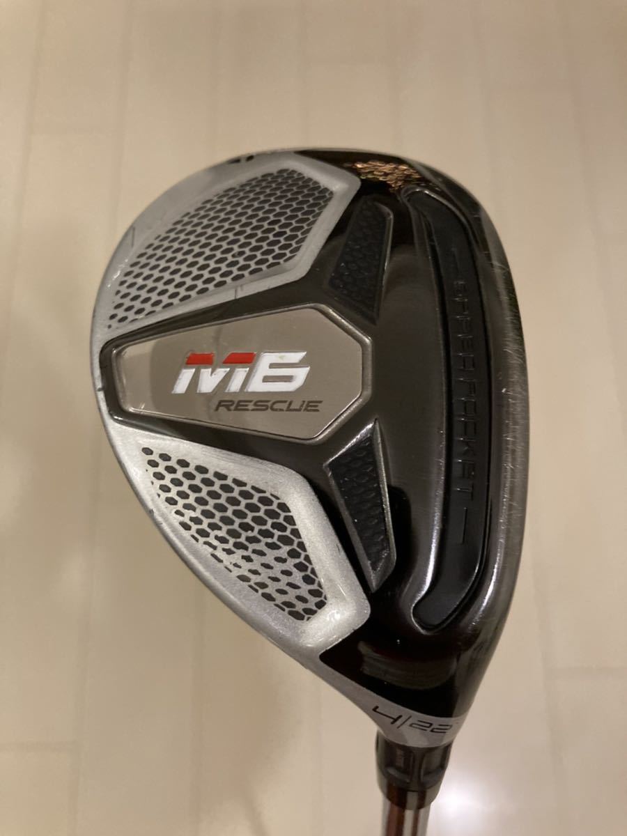 ☆テーラーメイド M6 レスキュー ユーティリティ 4番 U4 22° Sシャフト