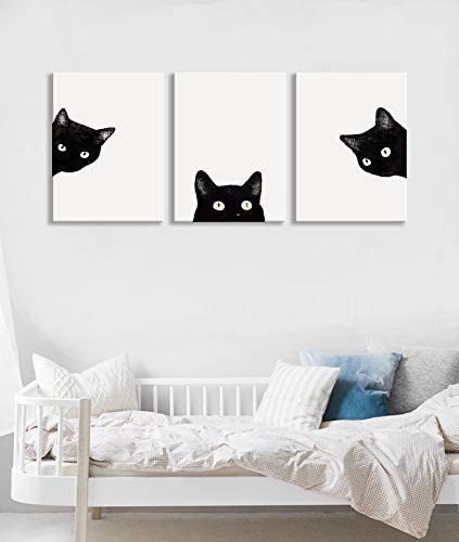 3点セット 猫 ネコ ねこ 現代アート 新品 モダンアート アートパネル 