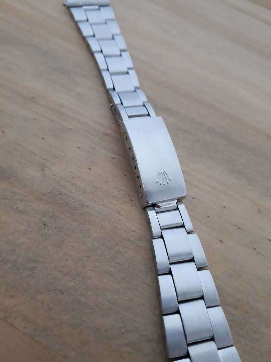 ROLEX正規品7835 ラグ幅19ミリ　ステンレスブレスFF357純正 ロレックス ビンテージ 純正 巻ブレス 7835 FF357 洗浄済 19mm 中古 美