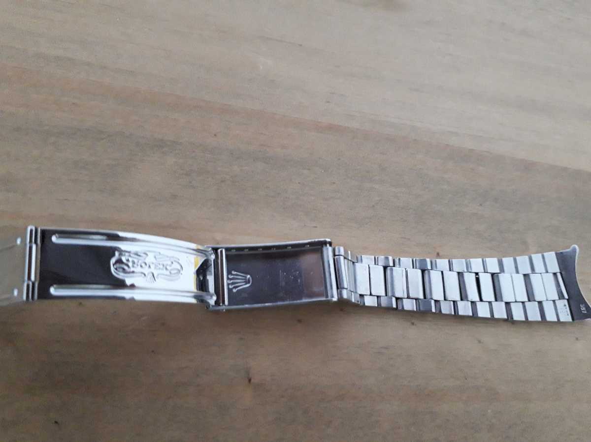 ROLEX正規品7835 ラグ幅19ミリ　ステンレスブレスFF357純正 ロレックス ビンテージ 純正 巻ブレス 7835 FF357 洗浄済 19mm 中古 美