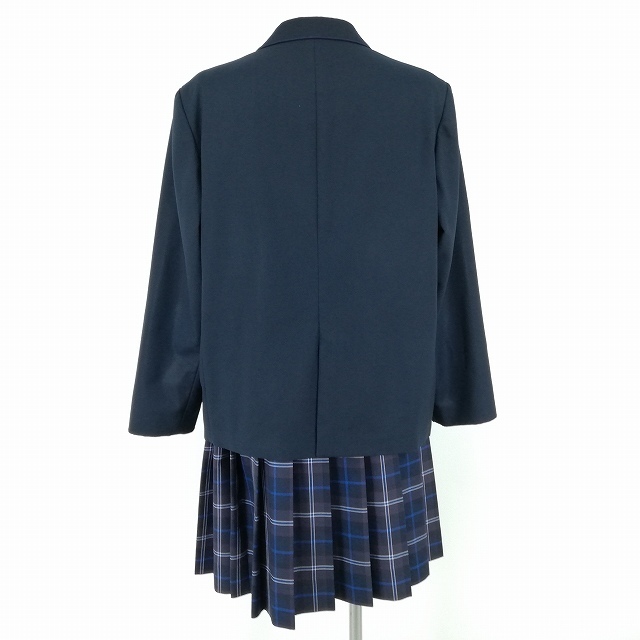 1円 ブレザー チェックスカート リボン - Yahoo!オークション 上下4点セット 指定 等 冬物 M LL 大きい 女子 富士 Yahoo