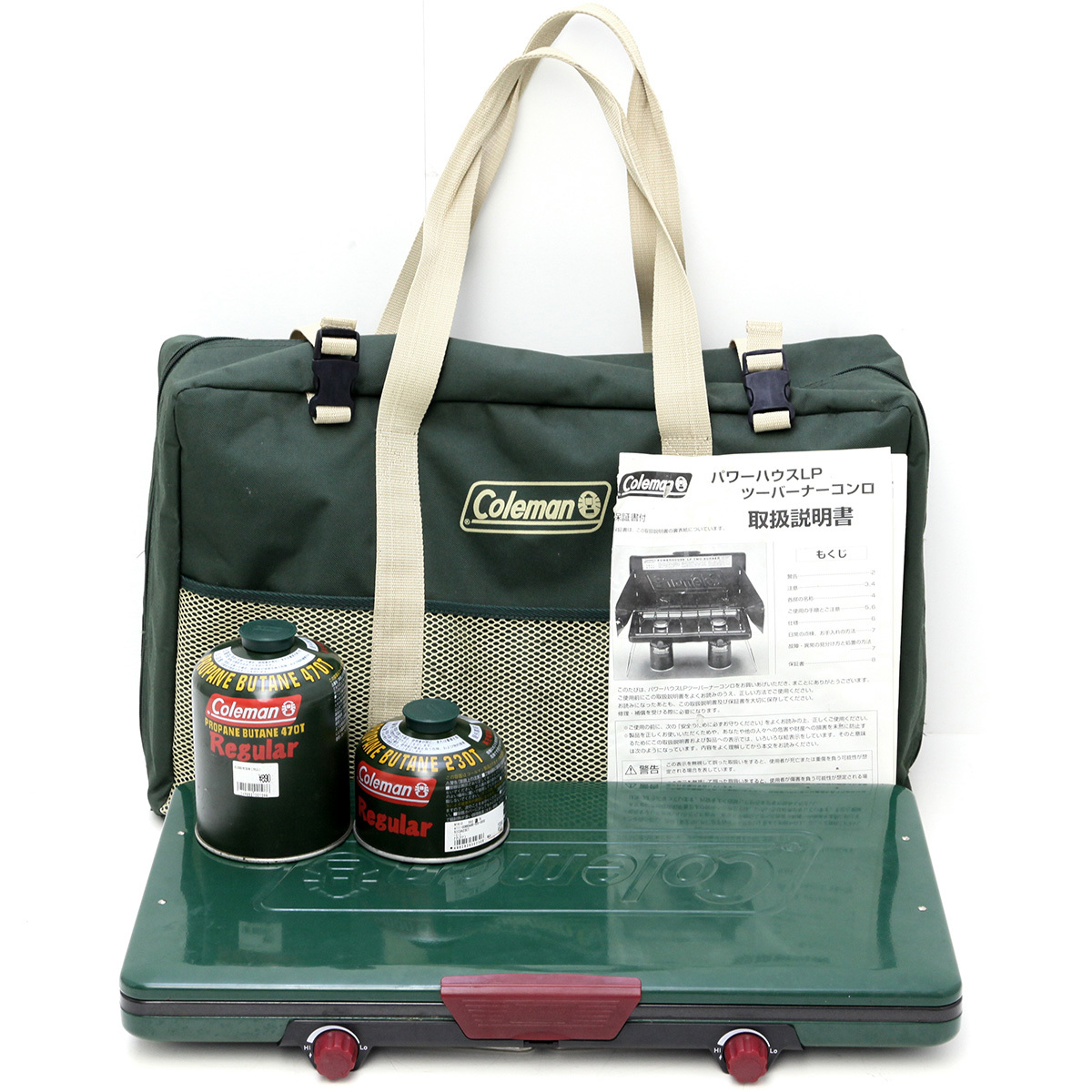 Coleman コールマン パワーハウスツーバーナーコンロ JCM-S201A LPガス Coleman コールマン パワーハウスツーバーナーコンロ JCM-S201A LPガス