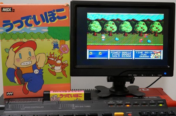 MSX2 うっでいぽこ Woody POCO / dB-SOFT デービーソフト Woody Poco