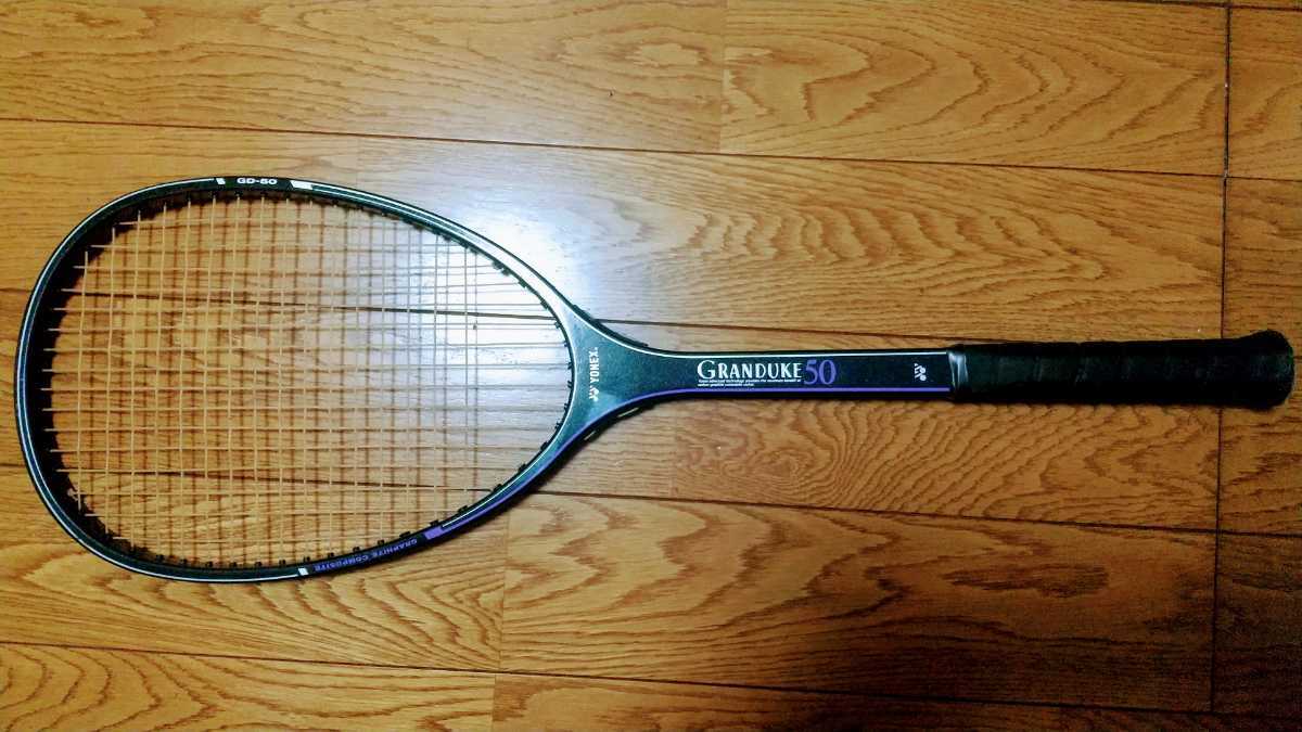 新品未使用 YONEX GD-50 GRANDUKE テニスラケット 軟式 YONEX ヨネックス グランデューク50 GRANDUKE50 軟式 SL2 GRANDUKE 0