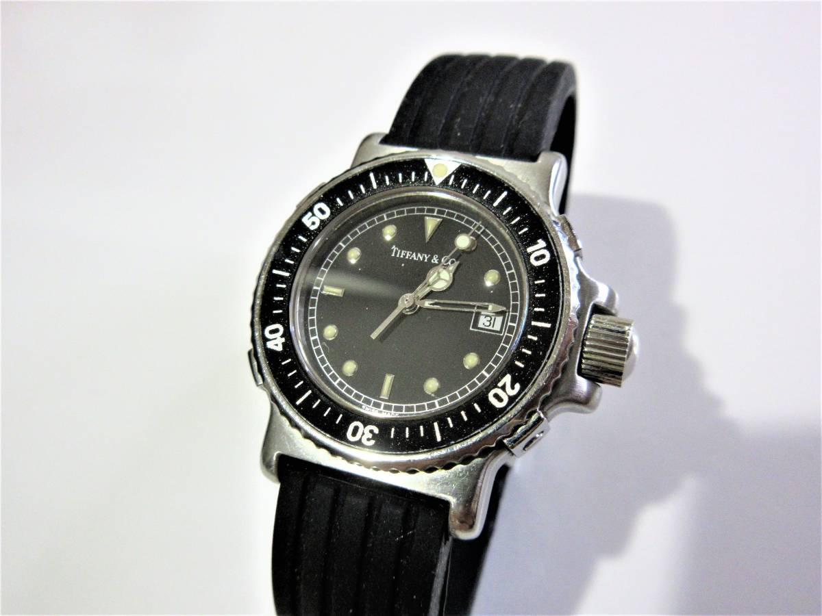 売切 ティファニー L0710 ダイバー 婦人用 (26