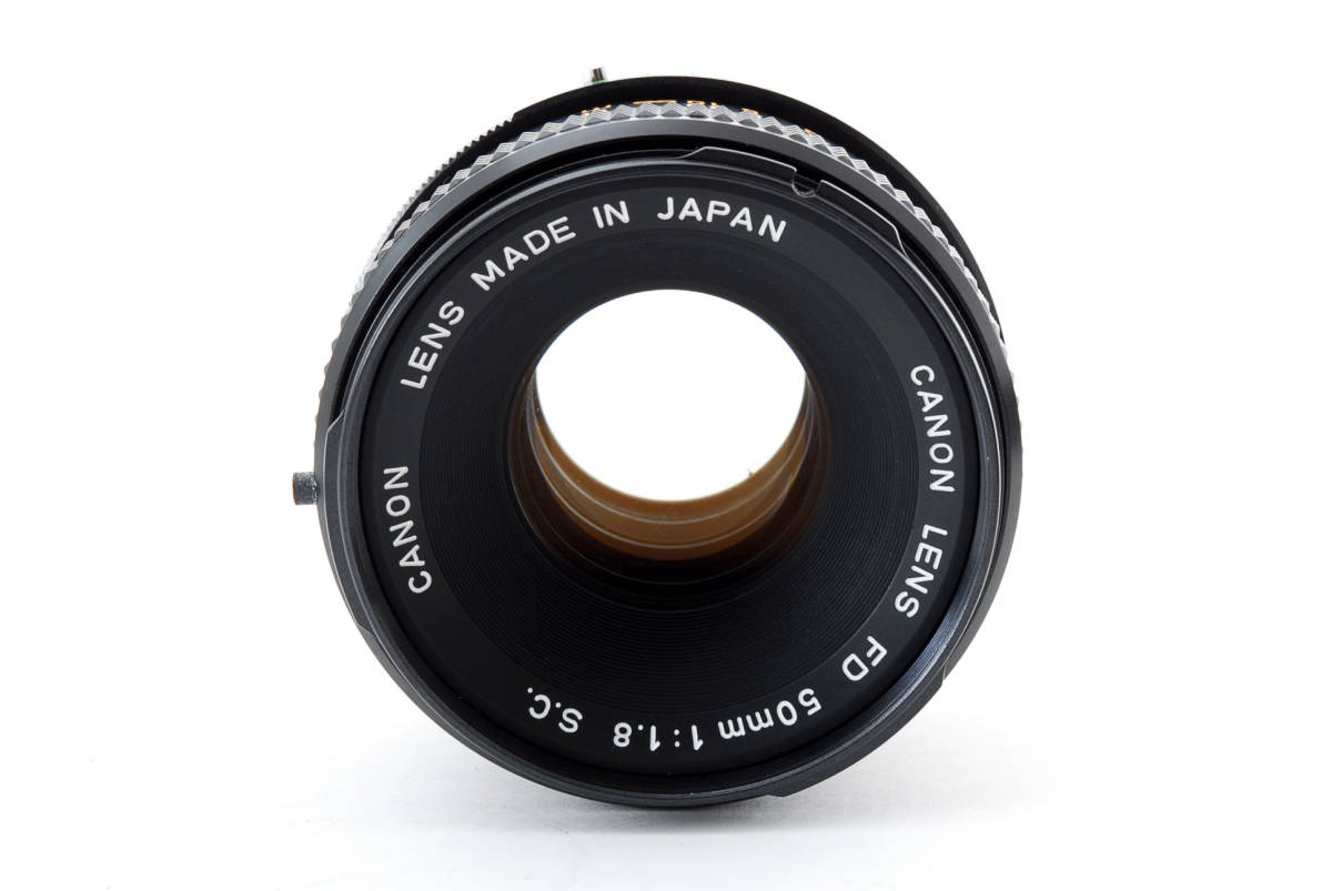 良品】EXC+5 canon FD 50mm F/1.8 sc s.c MF Wide Angle Lens 234 