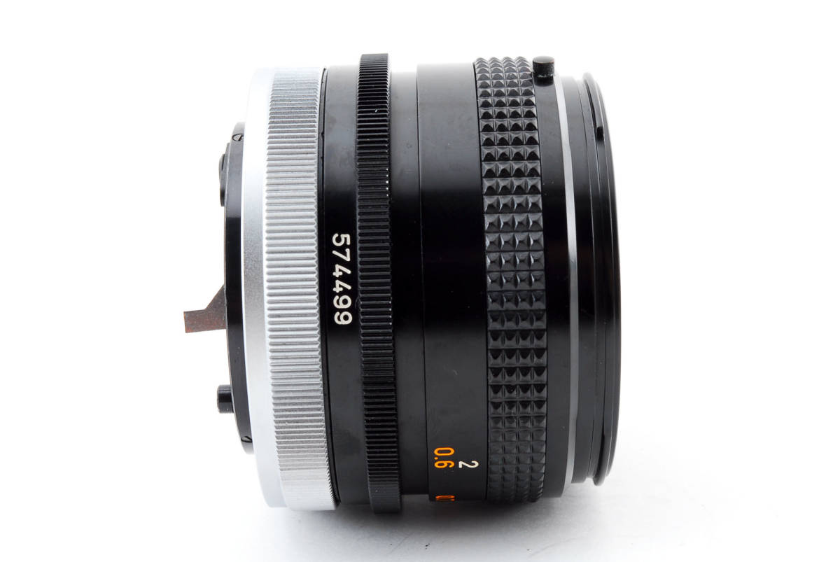 良品】EXC+5 canon FD 50mm F/1.8 sc s.c MF Wide Angle Lens 234 