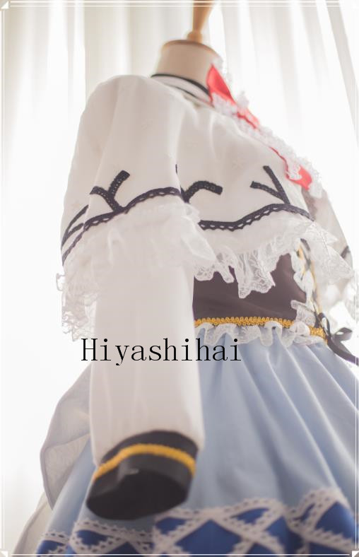 高品質生地 東方 Project 比那名居天子 コスプレ衣装 「靴＆ウィッグ 
