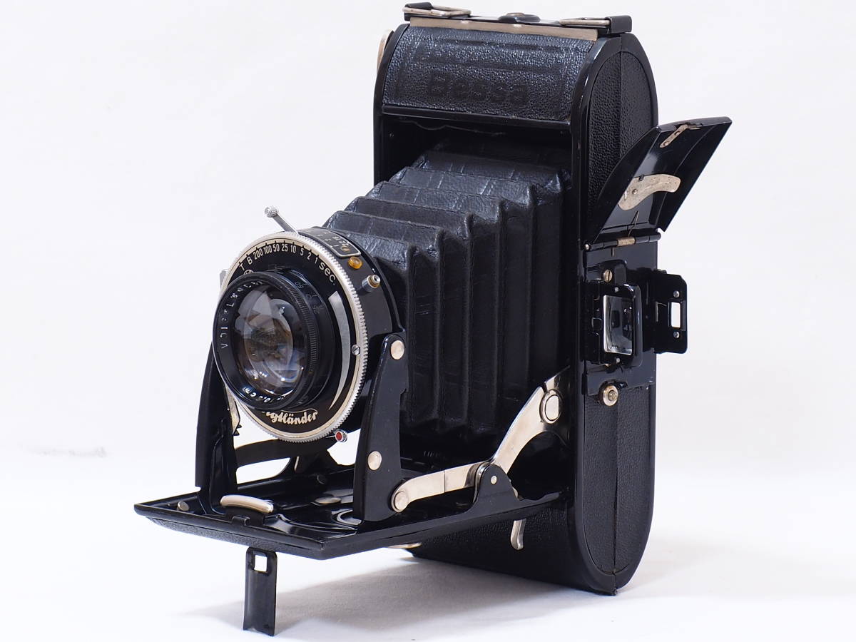 Bessa Skopar Voigtlander lens Camera Voigtländer 10.5cm 6x9 Compur 