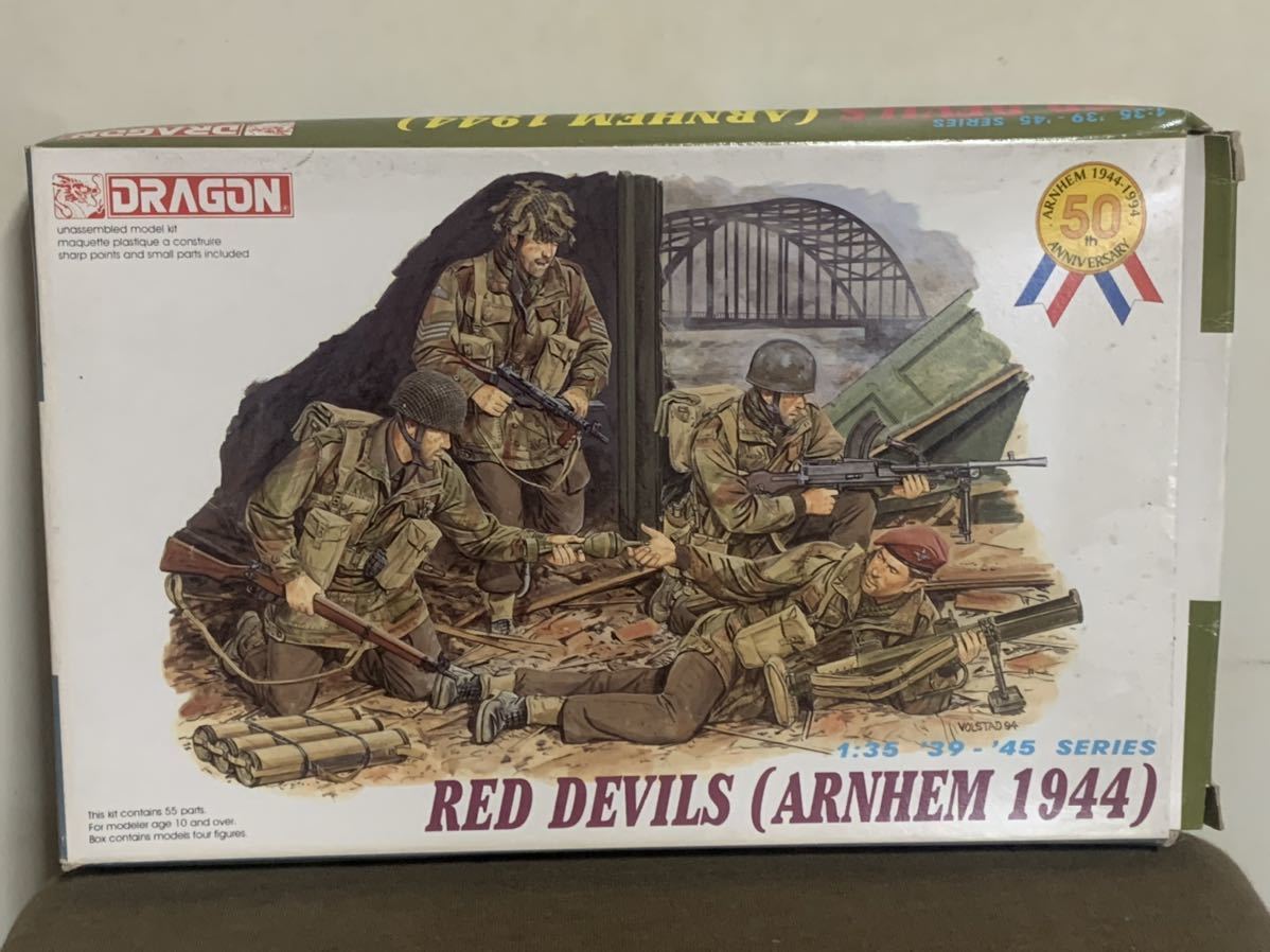 Playmobil Personnalisé – Devil Rouge (Arnhem 1944), Fait Main Espagne