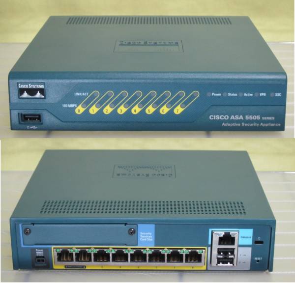 ★Cisco ASA5505 /SSL-VPN /AnyConnect ★PC /Chromebook /スマホ接続可