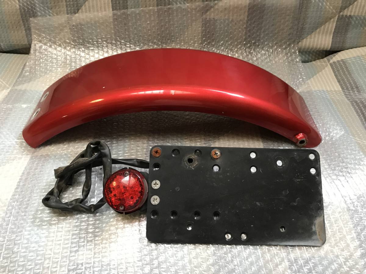 スティード DS400:ガレージT&F製:リアフェンダー、サイドナンバー 