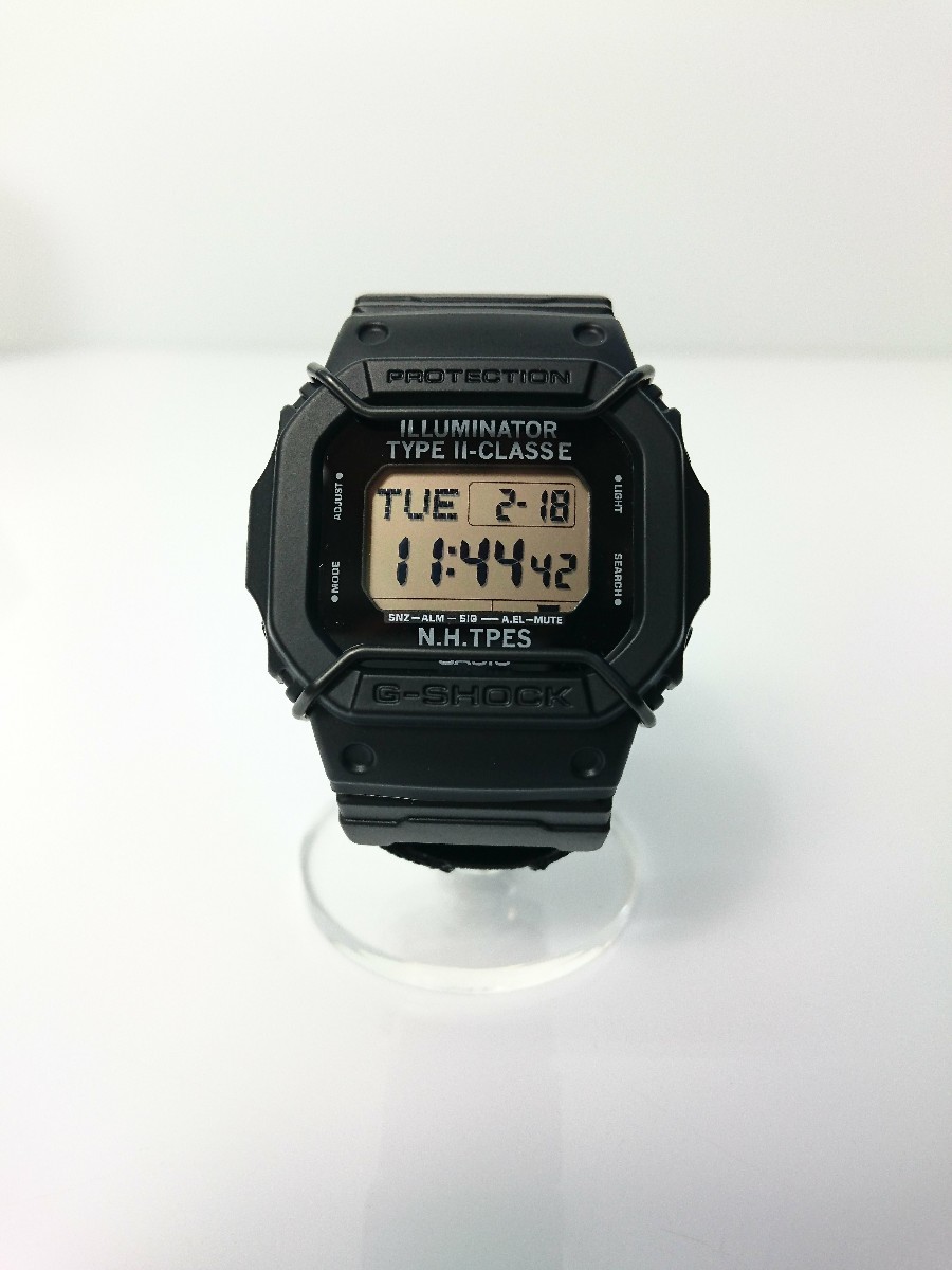 CASIO◆カシオ/クォーツ腕時計/デジタル/キャンバス/ブラック/黒/DW-D5600NH-1JR