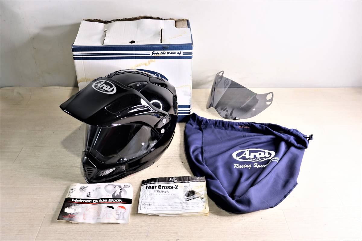 69 Arai ヘルメット ツアークロス2 グラスブラック アライ 【公式通販】