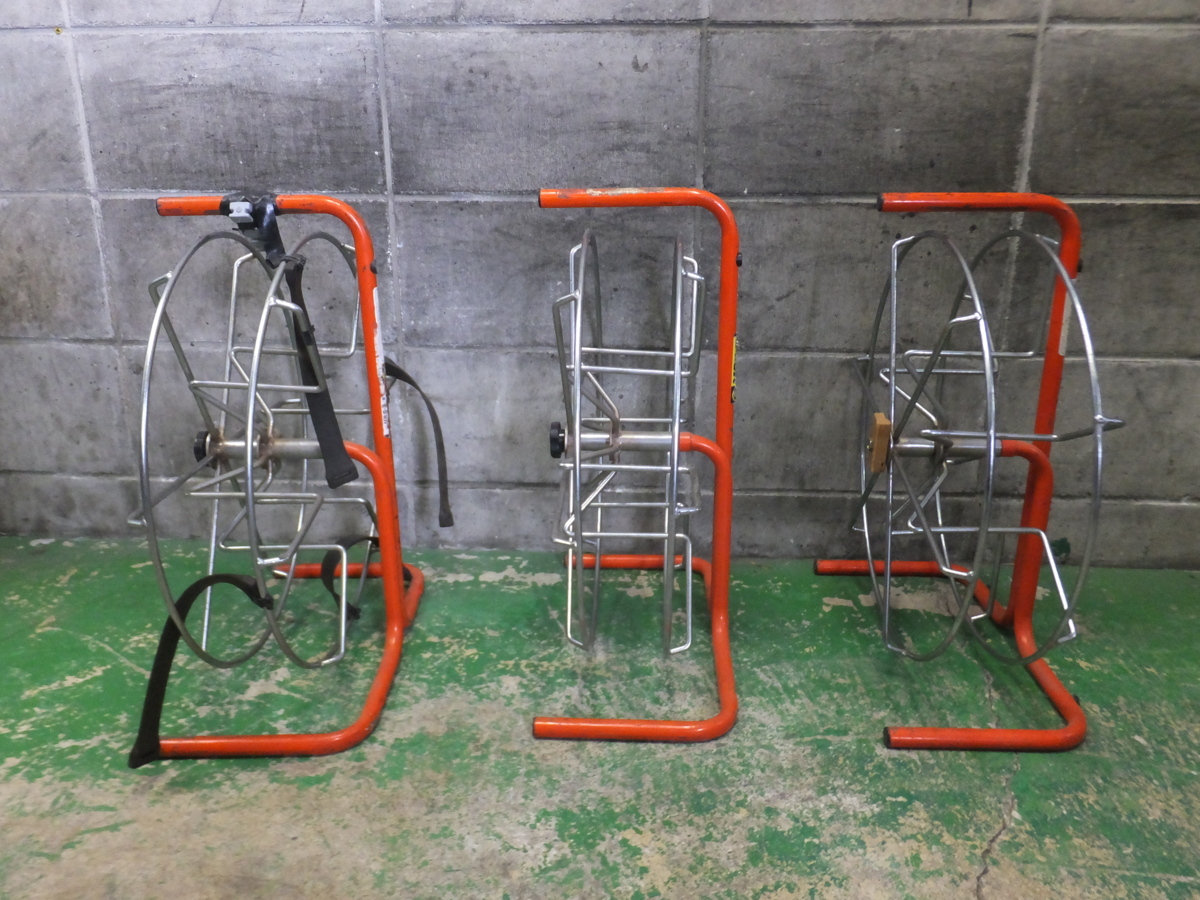 3台まとめ売り☆ミノル工業 VAリール ケーブルリール E-9107 タテ  