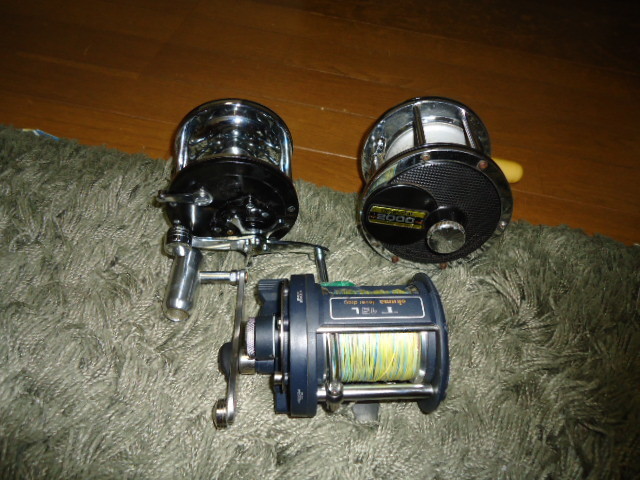 ダイワ DAIWA OCEANSTAR 2000 / ペン PENN LONG BEACH66 / オクマ OKUMA TITUS リール 年数経過使用品現状渡し