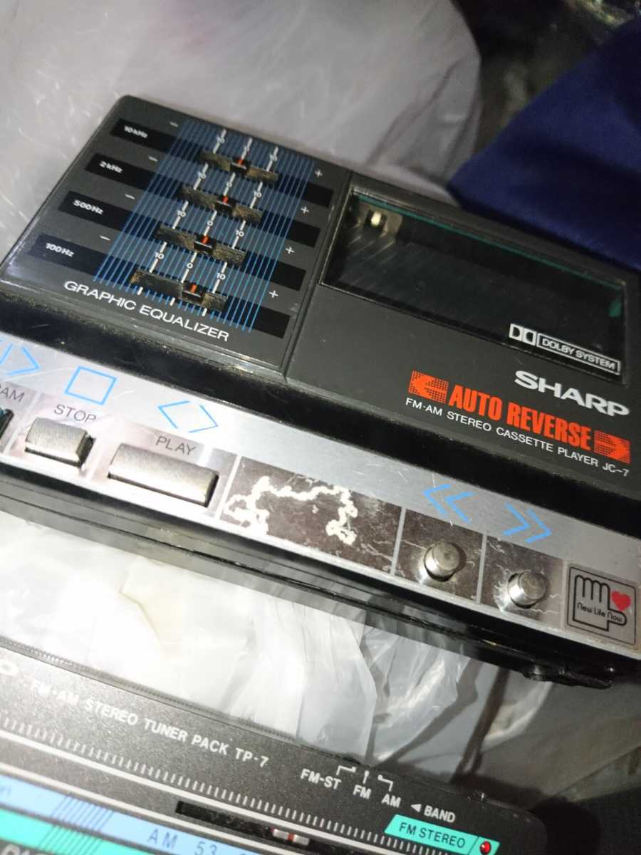 SHARP JC-7 ジャンク品 SHARP カセットプレーヤー JC-7 ジャンク品