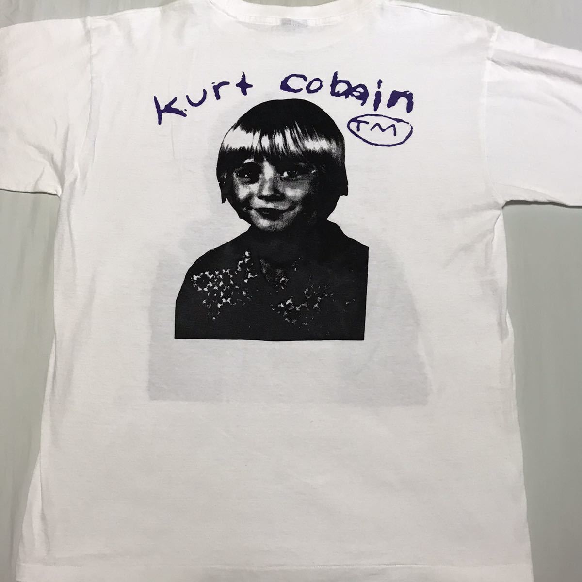 USA製 Kurt Cobain Kid tee 幼少期 Vintage NIRVANA ニルヴァーナ 