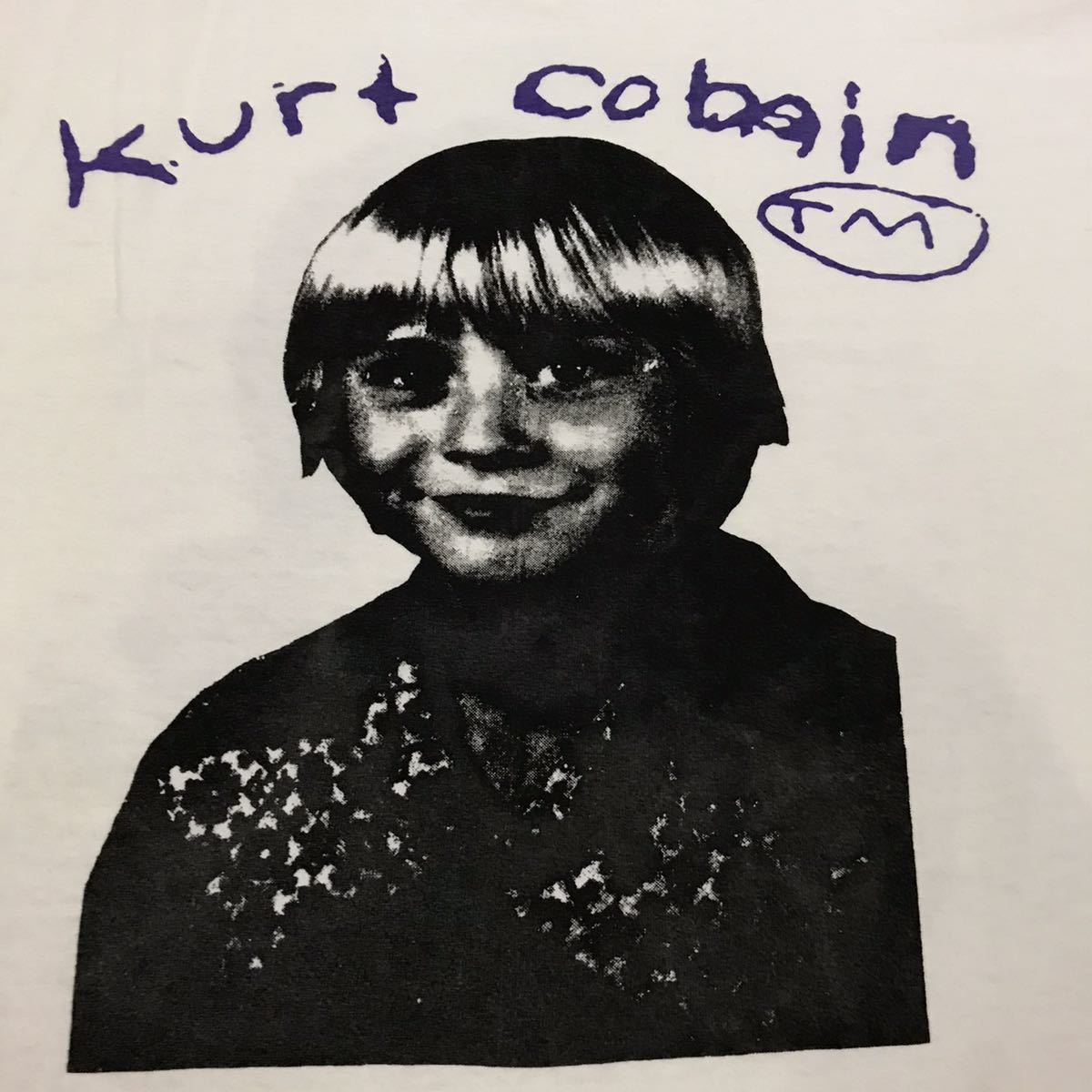 USA製 Kurt Cobain Kid tee 幼少期 Vintage NIRVANA ニルヴァーナ 