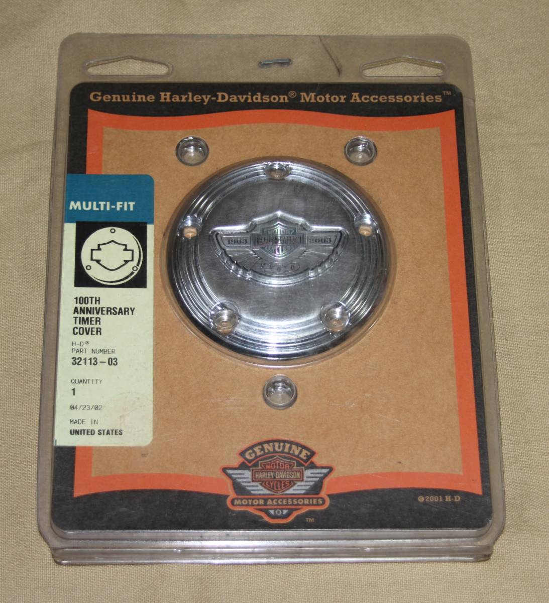 KAZU商品 ○ハーレー純正32113-03 NOS HARLEY-DAVIDSON 100TH 2026年最新Yahoo