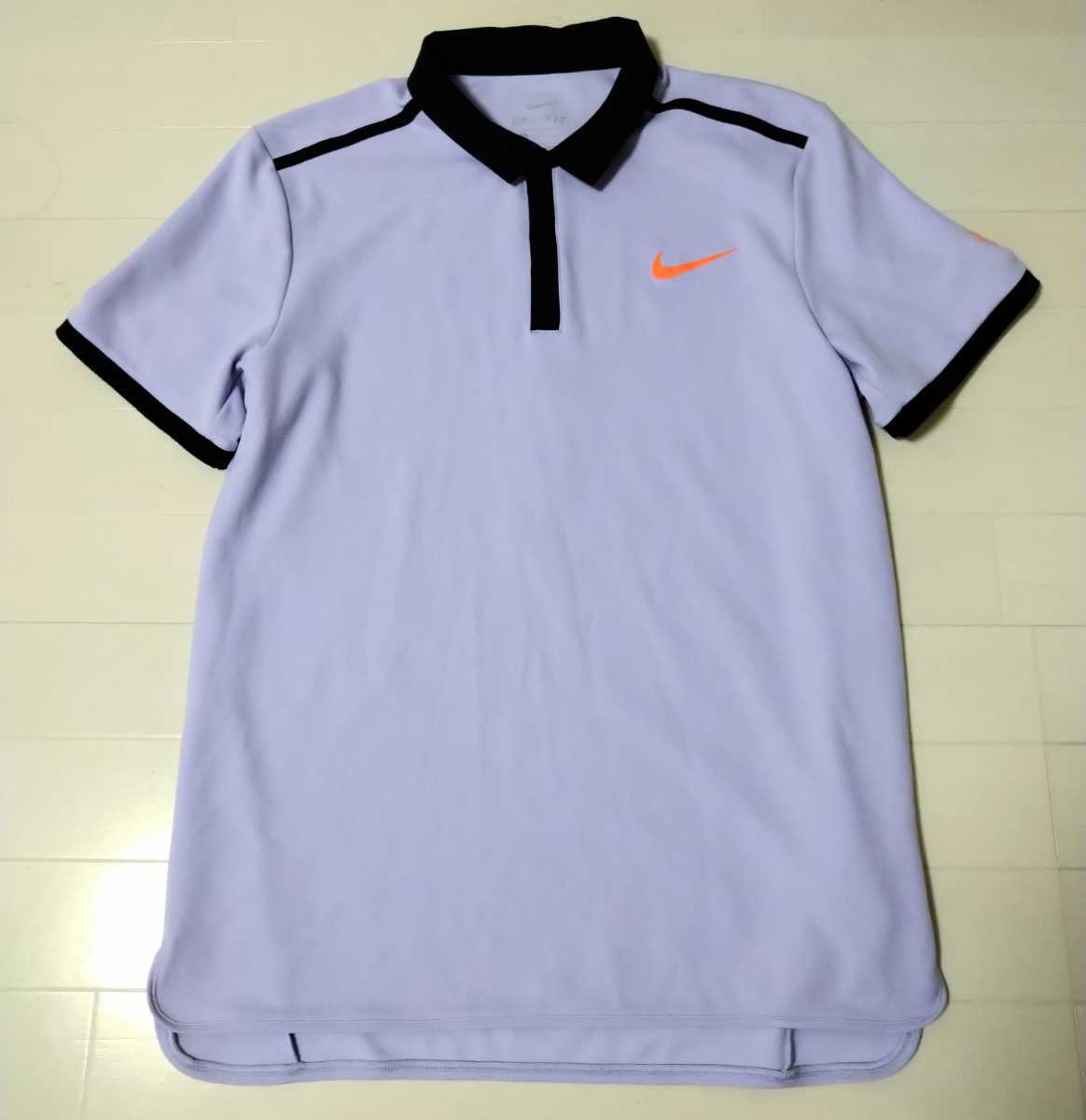 ナイキ NIKE テニス ゲームシャツ フェデラーモデル Mサイズ ナイキ
