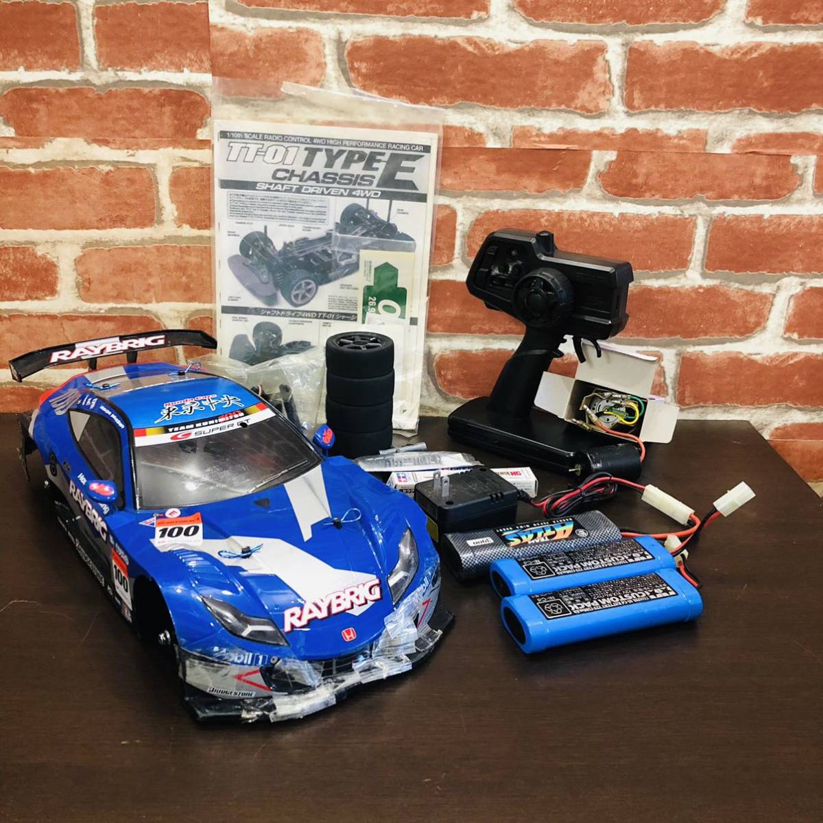 TAMIYA TT-01 TYPE E CHASSIS ラジコン 一式 Type Tamiya E Tt01E 