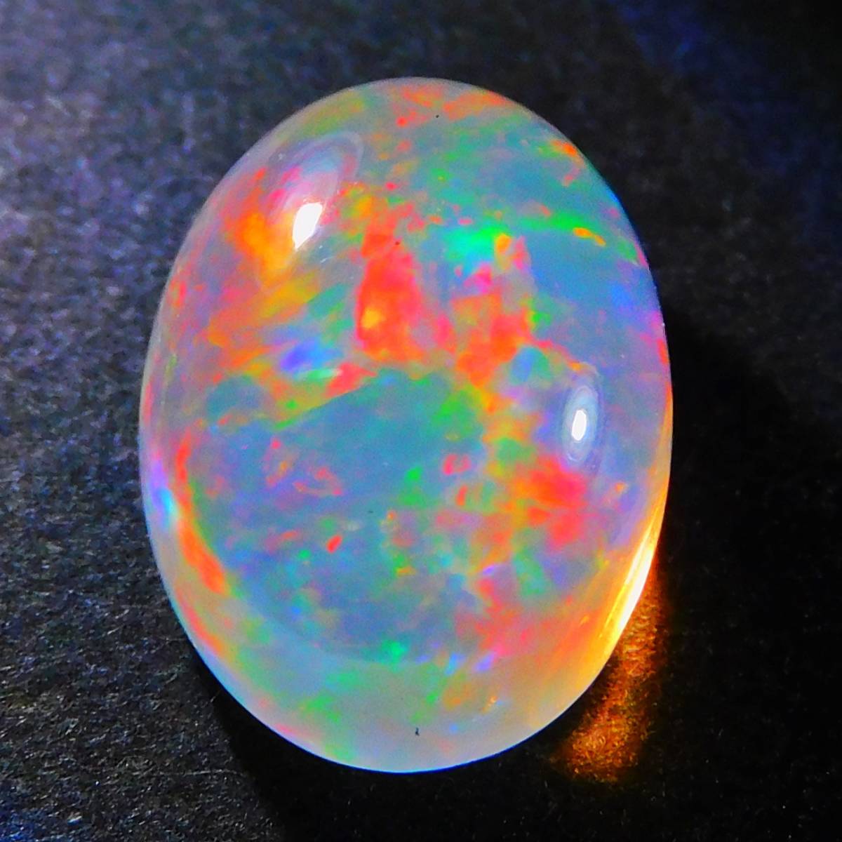 遊色抜群！！！大粒！！◆天然ファイヤーオパール 4.39ct◆ナチュラル ルース Fire Opal 裸石 ジュエリー　 2025年最新Yahoo!オークション -オーストラリア オパール(オパール