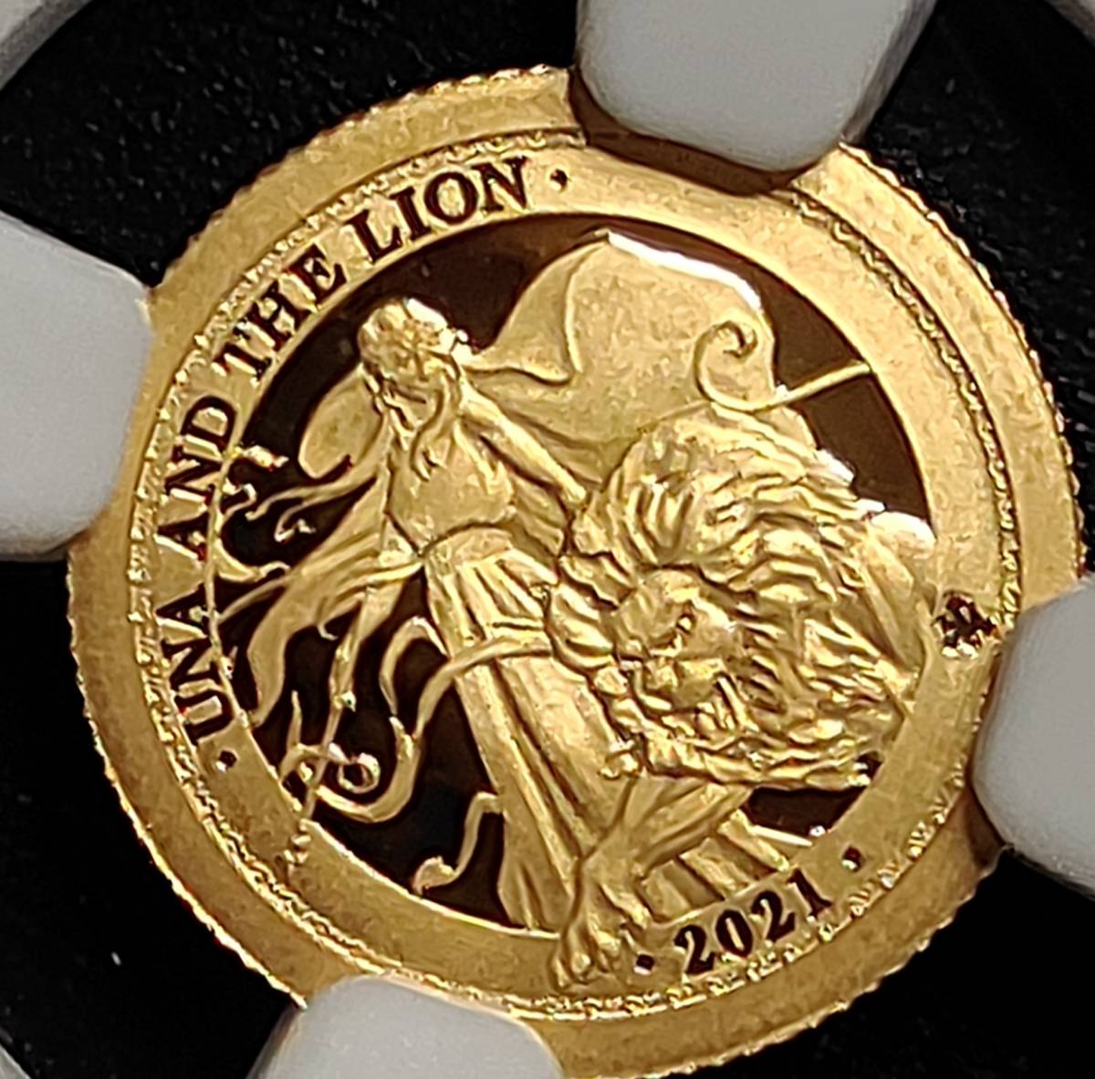 ウナとライオン ウナとライオン金貨☆セントヘレナ 5ポンド 1oz 2021年 