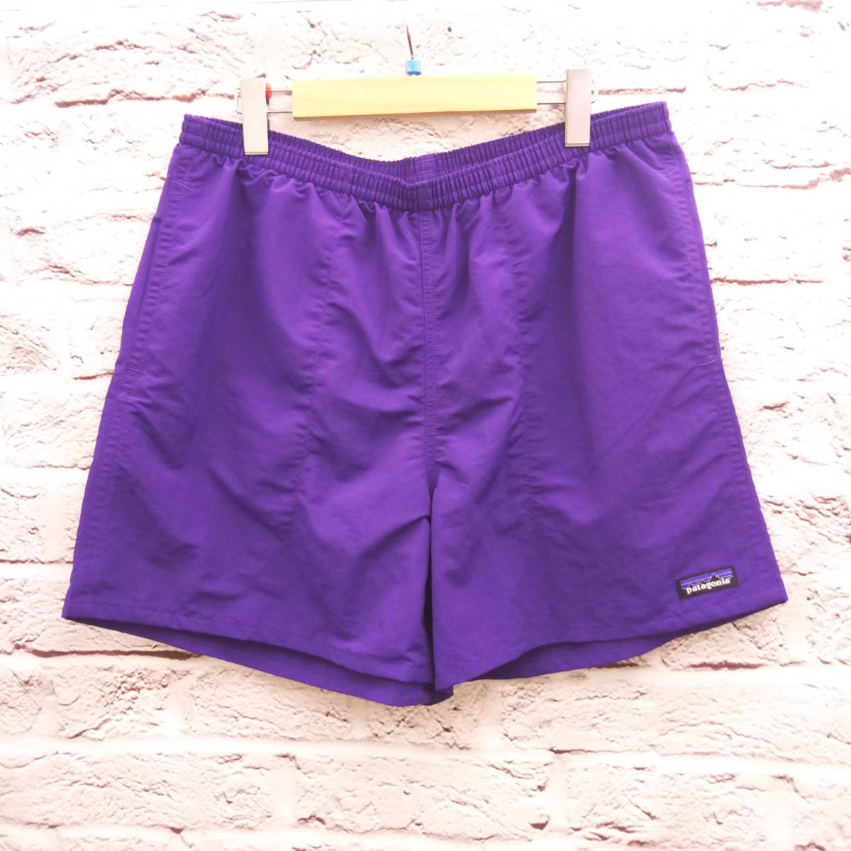 【新品・タグ付】Patagonia ◆Baggies Shorts◆ ショートパンツ バギーズショーツ EDIFICE取扱 57021SP21パタゴニア サイズ L パープル