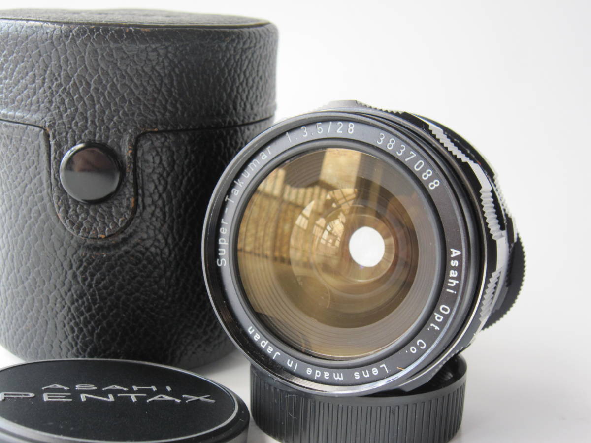 ◎ 美品　Pentax ペンタックス スーパータクマー 28mm F3.5 Super-Takumar 28mm F3.5 M42 ◎