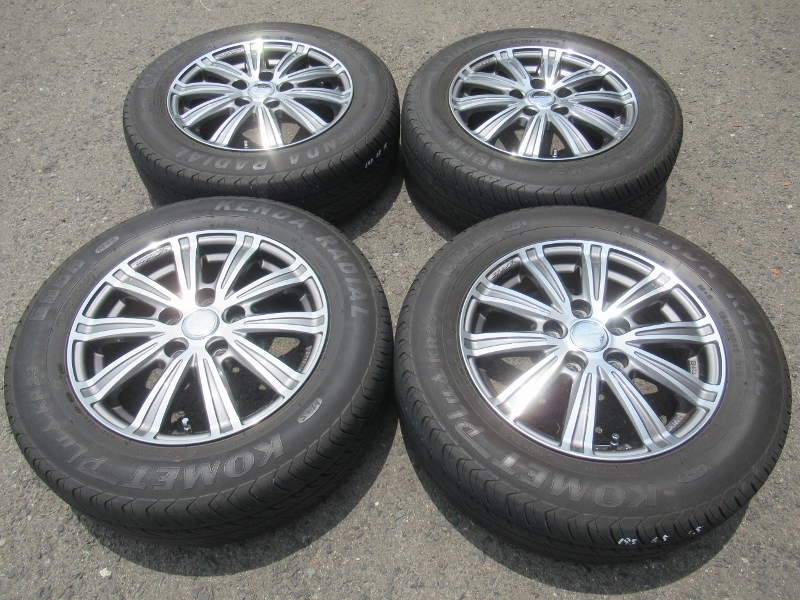 新作登場，得価 タイヤ 195/65-15 195/65R15 ケンダ KOMET エンケイ SMACK シルバーポリッシュ 6J+53 114.3 5H ノア ヴォクシー ステップ等(ラジアルタイヤ)｜売買されたオークション情報、yahooの商品情報をアーカイブ公 5穴