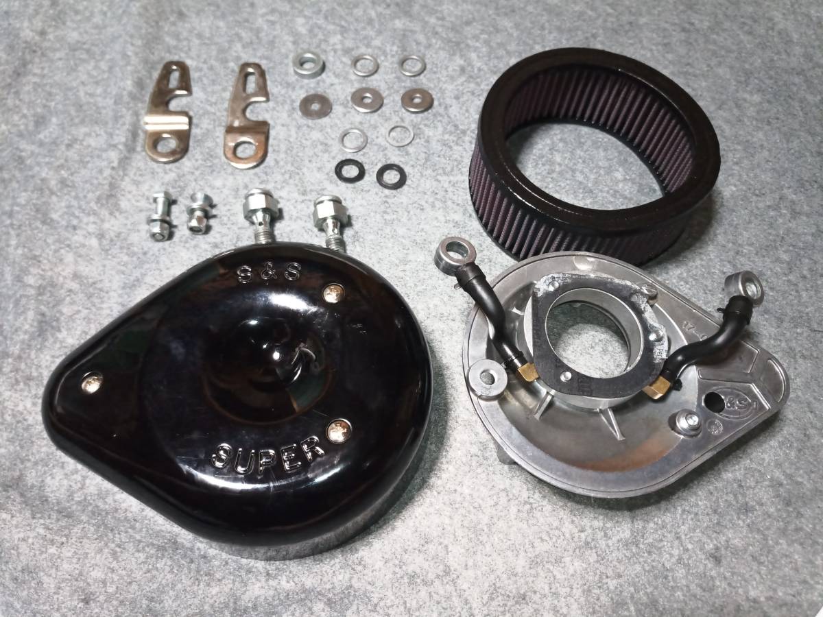 エアクリーナーキット S&S□ステルスエアクリーナーキット S&S 