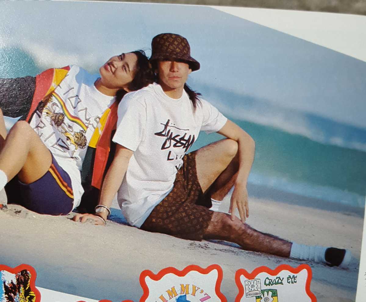 80s OLD STUSSY モノグラム vintage ステューシー 90s モノグラム L 