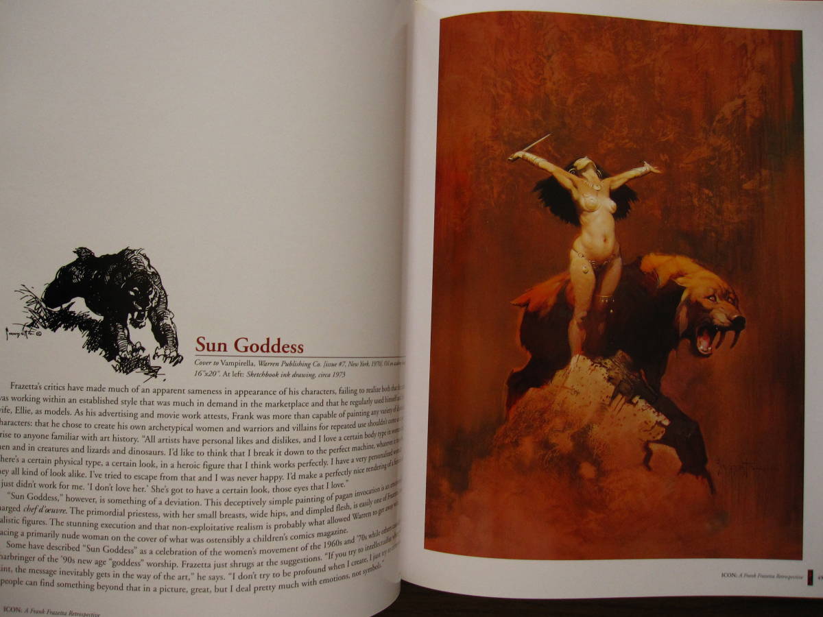 A by Frank FRANK ICON FRAZETTA Frazetta Icon: 画集 フランク