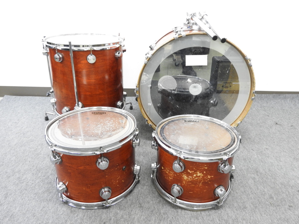 DW Drum Maple Flame Birdseye w⁄Nickel dw HAND CRAFTED SINCE ALL