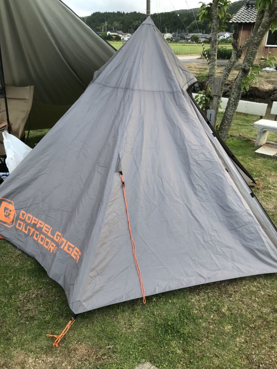 DOD ドッペルギャンガー ワンポール ティピー テント - DOD（ディーオーディー T8-200-TN 新品DOD ワンポールテントL タンの