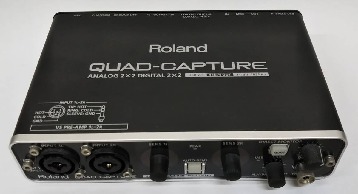 Roland QUAD-CAPTURE USBオーディオ・インターフェース U Roland UA-55