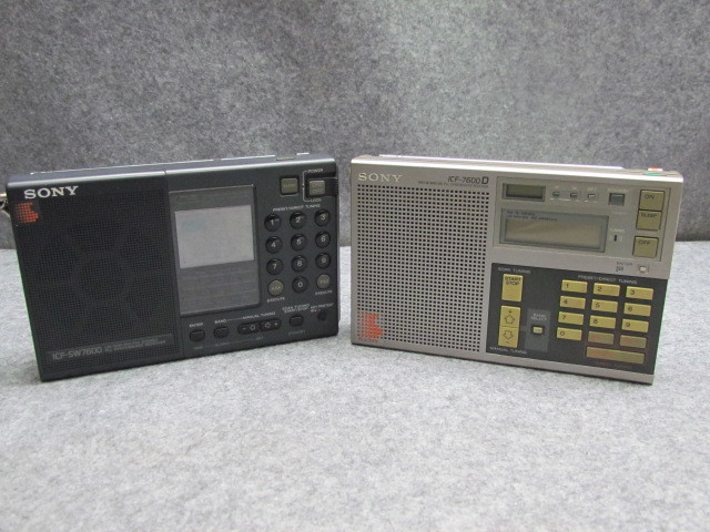 ⁄ Sony Receiver Band Radio SW FM MW World Works Tested - 0 Icf