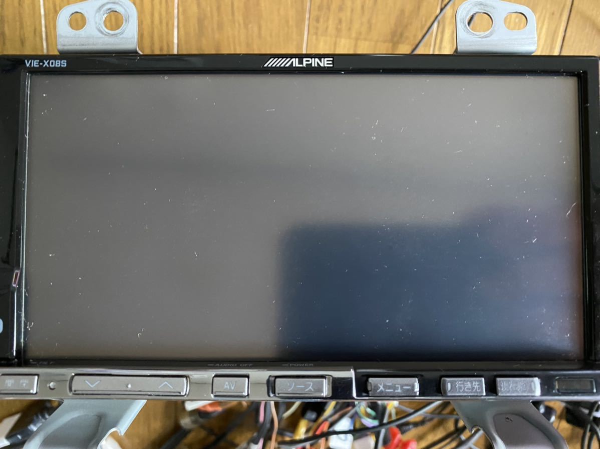 アルパイン VIE-X08S ALPINE HDDナビ ナビ VIE-X08 動作保証付