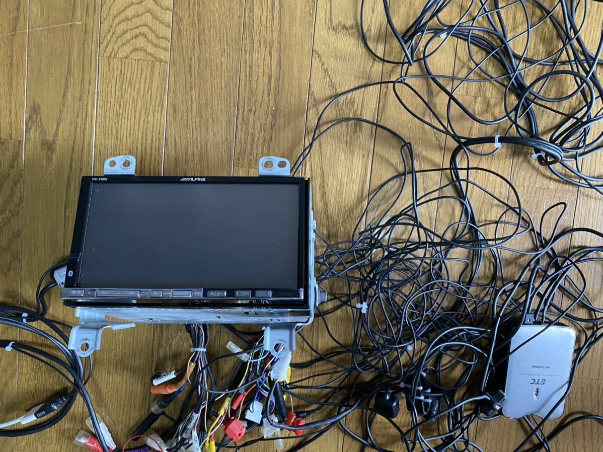 アルパイン VIE-X08S ALPINE HDDナビ ナビ VIE-X08 動作保証付