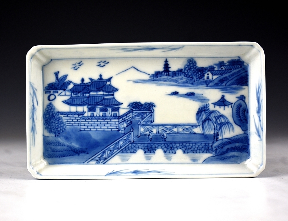 染付 中国美術 新渡 古美術 青花 皿6枚 若深珍蔵 青