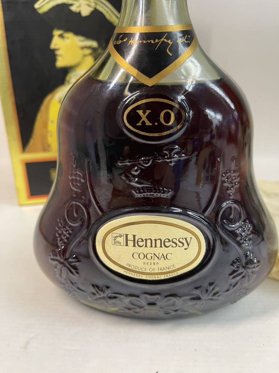 o107-033】Hennessy COGNAC HKDNP ヘネシー ヘネシーXO 古酒 箱付き