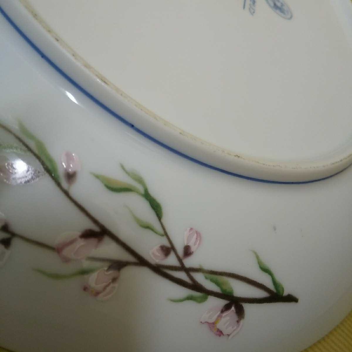 美品 花鳥風月 絵皿 飾り皿 1979 フランクリン ポーセリン 花鳥 十二 