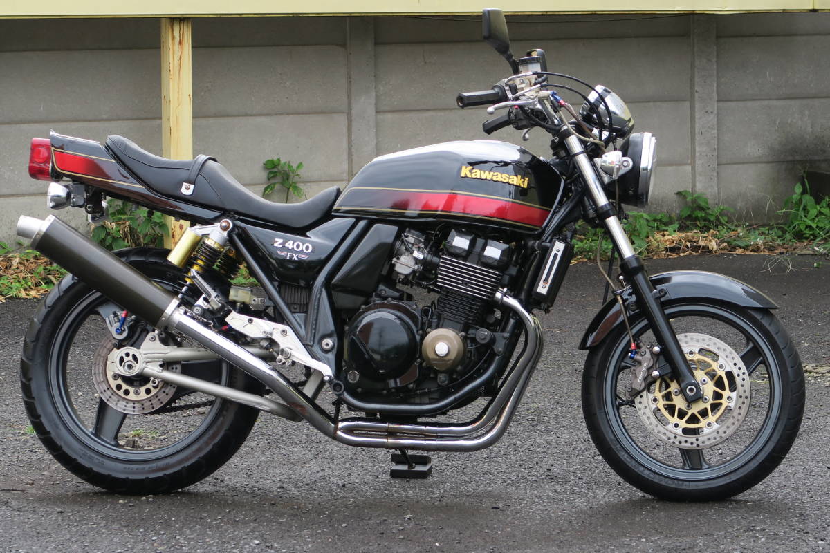 1円から オーラ全開 Z400FX仕様 E4カラー ZRX400改後期型6ポット